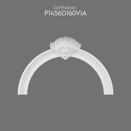 P1456D160VIA Modele exterior decorativ  poliuretan arcada semirotunda