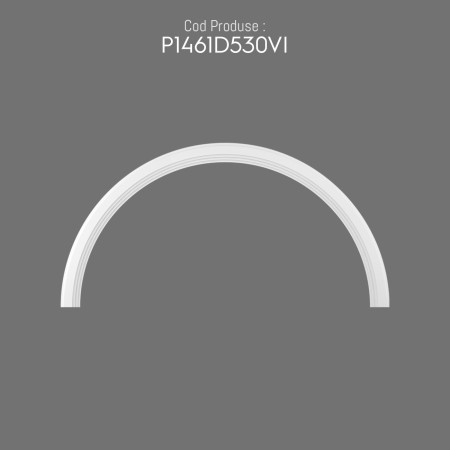 P1461D530VI Decoruri ornamentale exterioare poliuretan arcade semirotunde.