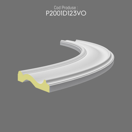 P2001D123VO Pervaz prefabricat arcada semirotunda