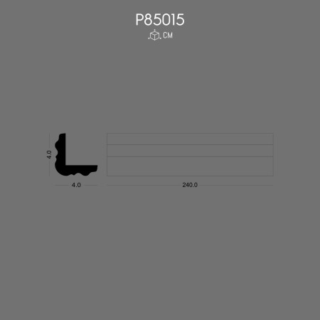 P85015 Plain wall plate without pattern