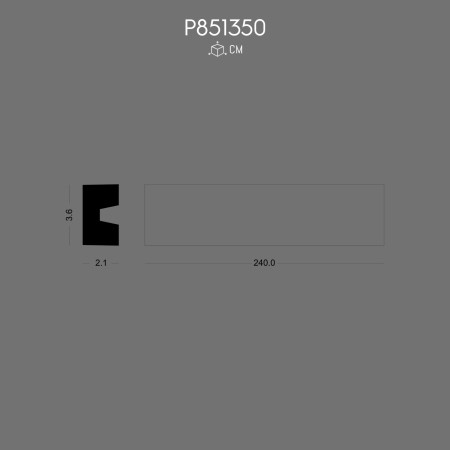 P851350 Simple wall bracket without pattern