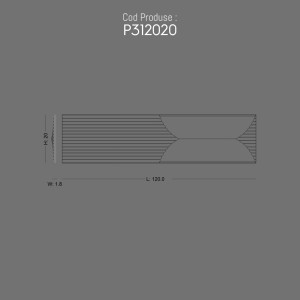 P312020 Panouri decorative decupate din poliuretan