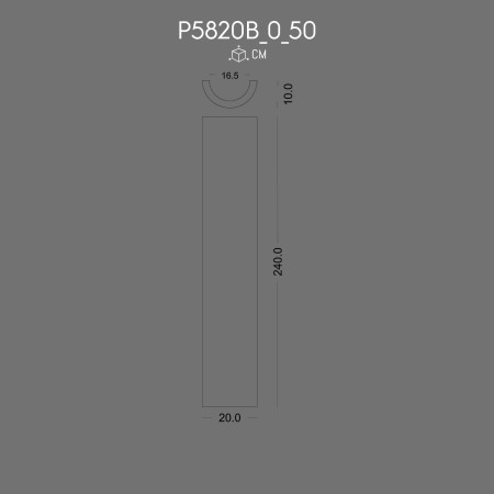 P5820B_0_50 Modele capiteluri dorice, corintice din poliuretan 