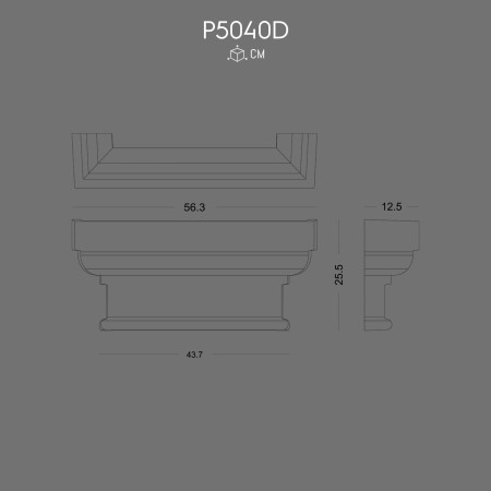 P5040F Polyurethane pilaster prices for interior and exterior