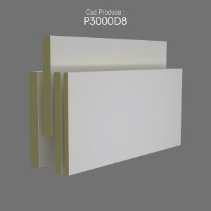 P3000D Prefabricated rigid polyurethane foam cladding panel
