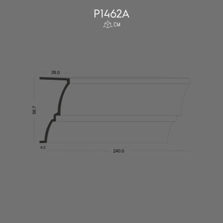 P1462A Placare de fațadă din poliuretan exterior cu modele pentru stanbul lateral