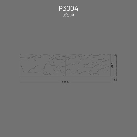 P3004 Panou din spumă rigidă poliuretanică