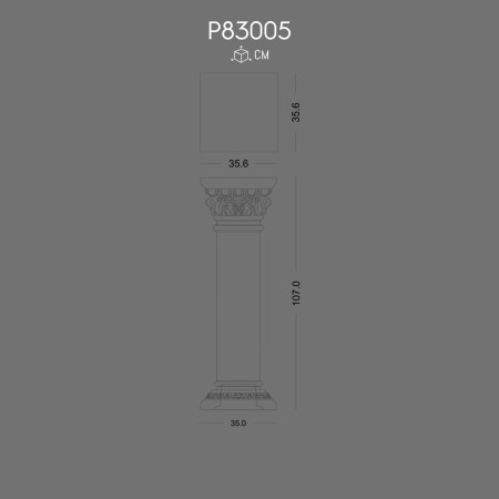 P83005  Modele de coloane din poliuretan .Coloane decorative dorice, corintice