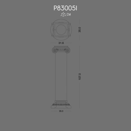 P83005I Coloane otomane din poliuretan 