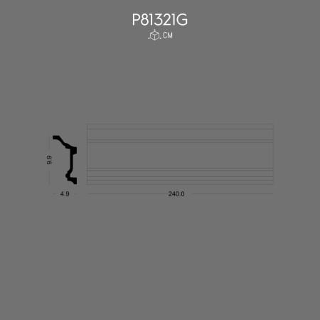 P81321G Sufragerie Moderna Perete Led lumina ascunsa Preturi Poliuretan Decorare tavan perete living