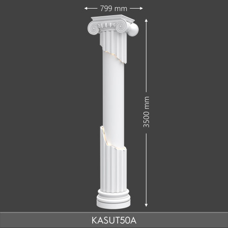 KASUT50A Decorativ Coloană cu lumină cu Exterior modele
