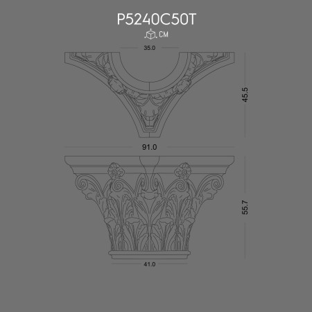 P5240C50T  Coloana spuma rigida poliuretanica p