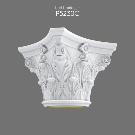 P5230C Productie capiteluri coloane decorative dorice, corintice din poliuretan 