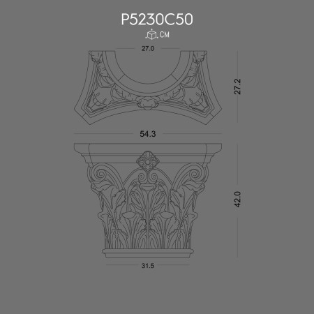 P5230C50 Produsele noastre decorative  nu sunt din polistiren