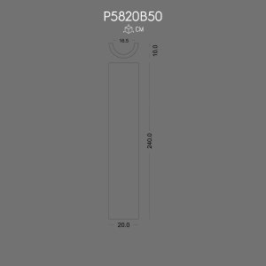 P5820B50 Modele capiteluri dorice, corintice din poliuretan