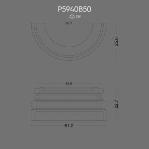 P5940B50 Production of ottoman column capital from polyurethane