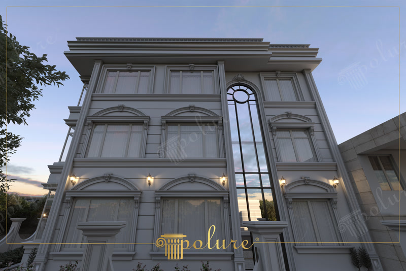 Cautarea perfectiunii in estetica si functionalitate in designul exterior modern al cladirilor decomandate cu Polure