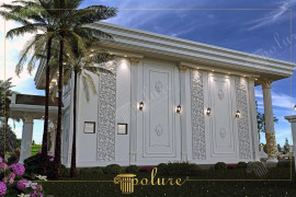 Unforgettable Details on Exterior of Classic Villa, Symbol of Luxury Classic villa exterior is the most eye-catching symbol of luxury Every detail has been carefully considered and designed Embossed columns and elegant 