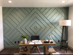 Study of models of living room slats Our paintable slat designs are used in both wall and ceiling decorations.