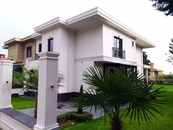 Villa Exterior Jamb Design Villa exterior polyurethane precast work with polyurethane jamb models