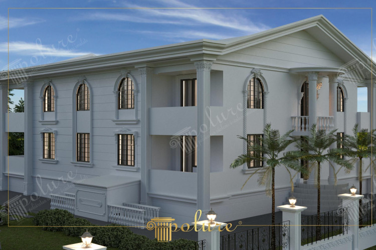 Villa Exterior Decor Aesthetic and Functional Villa Exterior Decoration Villa exterior decoration is the perfect way to beautify the exterior of your home and reflect your personal style. With an aesthetic and functionality-oriented approach, villa exterior decoration expands your living space by arranging the garden, terrace, pool and other outdoor areas in an impressive way, using the right plants, furniture, lighting and decorative elements to make your outdoor space a relaxing getaway With a customized design that reflects your unique style, the exterior of the villa creates an atmosphere that your neighbors and guests will admire. You can strongly emphasize your exterior by choosing colors, patterns and materials that suit your aesthetic taste. Rediscover the exterior of your home with a villa exterior decoration specially designed for you and immerse yourself in the lap of nature.