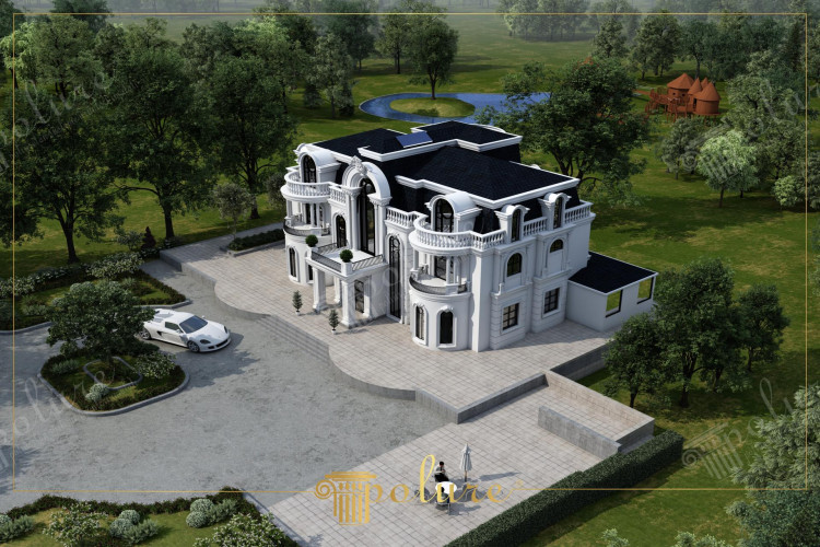 A Unique Villa Experience Luxury Classic Villa Exterior Ideas highlights the potential of luxury classic villa exterior ideas to offer a unique villa experience Headboard reflects the originality and uniqueness of exterior designs that combine luxury and classic style Magnificent architectural details stunning doors elegant windows and decorative elements add an impressive flair to luxury villas These exterior ideas luxury villa Aesthetics and carefully selected details enhance the character and splendor of the residences, while allowing residents to enjoy luxury and comfort.