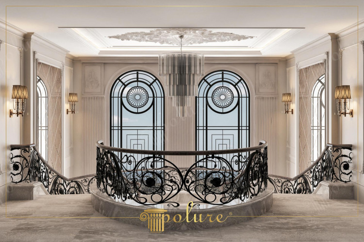 A Unique Touch in Classical Interior Design Places Where Aesthetics Meet Time This project offers a unique touch of classical interior design where aesthetics meet with time The atmosphere created in the interiors is enriched with finely crafted examples of classical details The noble stance of classical furniture elegant patterns and hand-decorated details add a unique character to the spaces Ceiling decorations columns and details decorated with carving workmanship in each It turns the space into a work of art The color palette offers warmth and a luxurious atmosphere to the interior with its warm and vibrant tones This project aims to offer an unforgettable experience by combining the unique aesthetics of classical interior design with modern living spaces