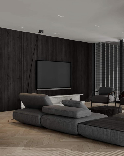 rustic living room wall decor Wooden wall panel Rustic wood veneer, you can easily cover your own wall