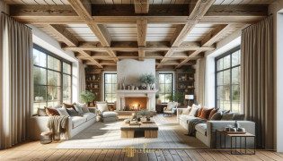 Synthesis of Rustic and Modern Decoration with the Use of Polyurethane Beam Log Rafters Polyurethane beam and log rafter models are frequently preferred decorative elements in both rustic and modern interior designs. These aesthetic solut