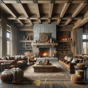 Polyurethane Beams and Log Rafters Modern Transformation in Rustic Decoration Rustic decoration integrates the warmth of natural materials and the comfort of traditional design into modern living spaces. Polyurethane beam and lo