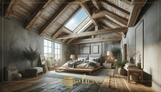 Modern Rustic Bedroom Decoration Enriched with the Elegance of Wood and Polyurethane Beams and Rafters Rustic decor, which is a timeless style, has the potential to create a bedroom that every homeowner dreams of when enriched with modern elements. The 