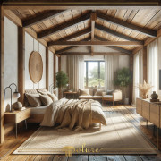 Traces of Nature Rustic Decoration Art Enriched with Polyurethane Wooden Beams Reflecting the warmth of wood and the spirit of nature, rustic decoration creates a perfect synthesis of modern and traditional design elements, espec