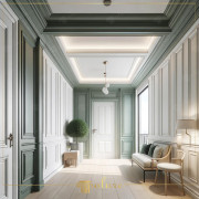 Atingerea modernă a poliuretanului estetic redefinit în decorarea coridorului