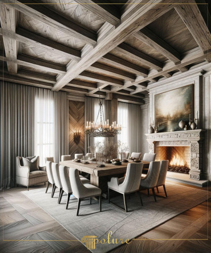 Rustic living room decoration polyurethane ceiling log models In rustic living room decoration, polyurethane ceiling log models offer a perfect way to add warmth and elegance to your space. These unique designs bring together modern and traditional elements, creating a natural and rustic atmosphere in your living room. The lightness and durability of the polyurethane material make ceiling logs an ideal choice in application. Ceiling logs decorate the ceiling of your room. It is designed with detailed textures and patterns that will make it unique. You can bring the warmth and naturalness of wood to your living space with these special ceiling models in rustic living room decoration. Additionally, thanks to the practical advantages offered by polyurethane material, you will get an easy-to-maintain and long-lasting decorative solution. Polyurethane ceiling log models for rustic living room decoration add character to your space. These special designs not only visually enrich your living room but also create a comfortable atmosphere. These ceiling models, which combine the appearance of natural materials with a modern design approach, offer a quality living space beyond making your home unique.