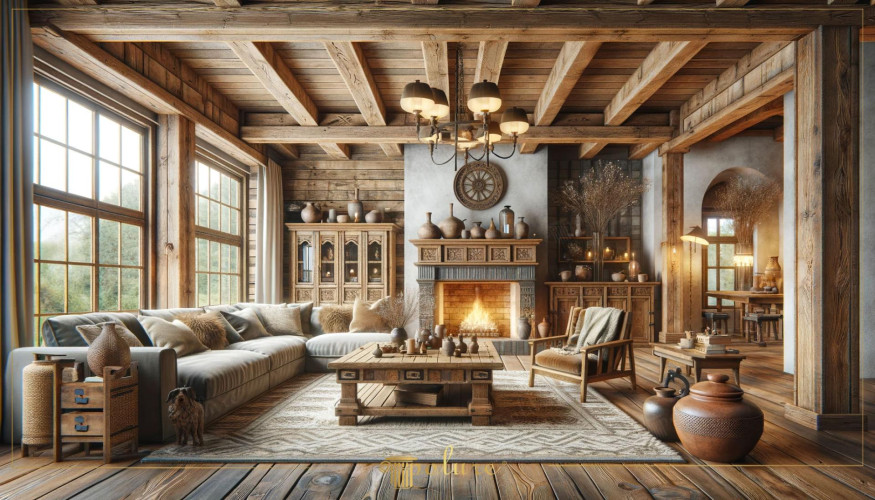Rustic Decoration Elegance with Wood Art Polyurethane Beams and Log Rafters The naturalness and warmth of rustic decoration is a timeless style that transforms homes into a peaceful haven. Capturing this rustic atmosphere by using polyurethane beams and log rafters is an ideal way to add traditional touches to modern homes. This article explains how polyurethane beams and log rafters can be used and what atmosphere these elements can create in your interior. Reflecting the appeal and durability of traditional wood craftsmanship, these materials are not only aesthetic but also offer a long-lasting investment. You can turn your home into a warm home with these rustic decoration suggestions that tell a story in your interior.