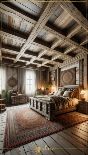 Rustic Bedroom Decoration Polyurethane Beam and Log Rafter Designs Rustic decor is an ideal option for those looking for naturalness and warmth. Rustic bedroom decorations created using polyurethane beams and log rafters offer comfort and aesthetics together. Introduction Rustic decor, which brings the warmth and naturalness of traditional wooden structures to our modern living spaces, attracts more attention every day, especially in bedrooms. Rustic decoration details come to the fore to get away from the stress of the day and get into a peaceful atmosphere. Polyurethane beam and log rafter models are among the indispensable elements of this style. Basic Elements of Rustic Decoration Rustic decoration is characterized by the combination of natural materials and craftsmanship skills. Stone walls, wooden beams, log furniture and Hand-woven carpets are among the basic elements of this style. Beams made of polyurethane material have the appearance of real wood and are preferred for their lightness and easy installation features. Log rafters, on the other hand, help the room gain a natural frame. Advantages of Polyurethane Beams and Log Rafters Polyurethane beams are more economical and durable compared to real wooden beams. It is long-lasting. Its resistance to moisture and pests makes this material ideal for bedroom decoration. Thanks to its ease of assembly, the installation of beams and rafters is fast and practical. In addition, polyurethane beams offer fire resistance and do not require maintenance. Design Ideas and Tips Natural Color Palettes Earth tones and natural colors are preferred in rustic design The texture of the beams and rafters can be highlighted by choosing colors such as soft cream or stone gray on the walls. Bed Selection A heavy wooden bed forms the heart of the rustic theme. A large and solid-looking bed can become the center of the room. Accessories. Antique-looking lamps, curtains made of natural fabrics and hand-woven carpets. The rustic atmosphere can be enhanced with Plants and Greenery Adding live plants to the bedroom creates a natural feeling and improves air quality Result Rustic bedroom decoration offers a shelter from the chaos of the modern world You can make your bedroom warm, inviting and relaxing by using polyurethane beams and log rafters. Whether classic or modern If you have a home, you can bring the peace of nature to your interiors with rustic decoration.