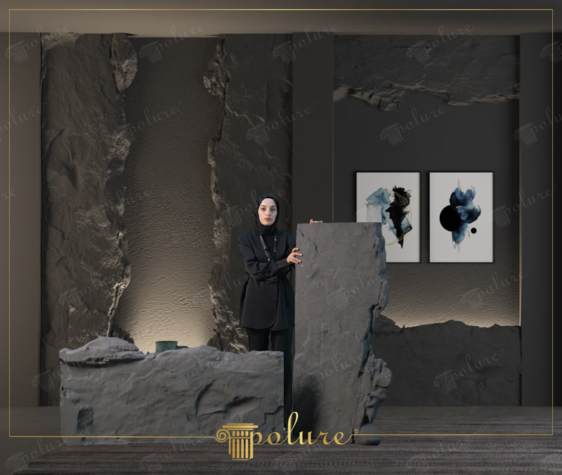 Panouri decorative din poliuretan cu aspect Canyon Rock  Panouri decorative din poliuretan cu aspect Canyon Rock Soluție naturală și estetică Astăzi, durabilitatea estetică și aplicabilitatea ușoară
