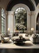 Decorare hol Coloane si arcade din ipsos