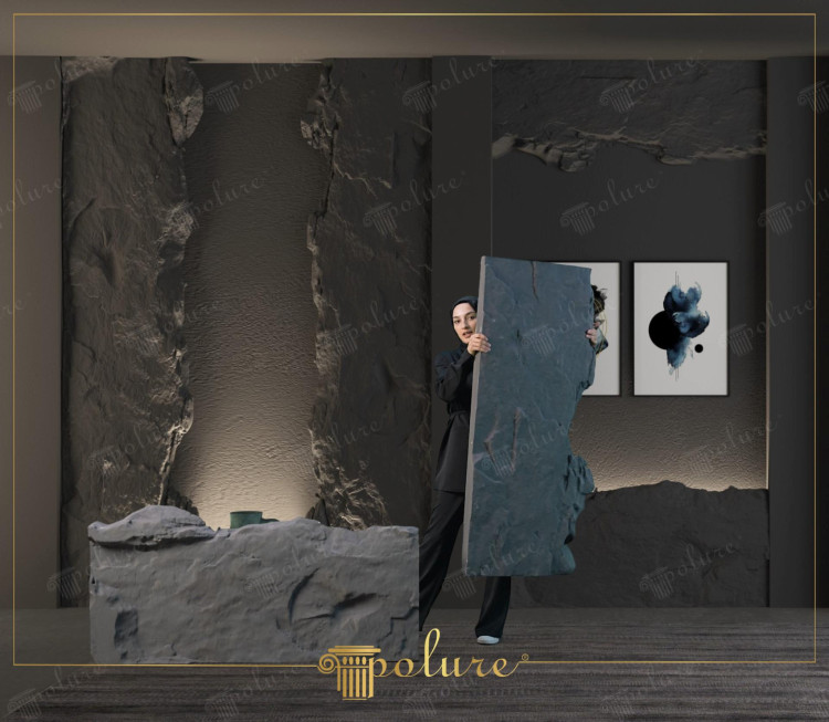 Rock look Polyurethane wall panel Polyurethane Rock Look Wall Panels Aesthetic and Functional Decoration Solutions Today, polyurethane rock look wall panels, which offer the impressive appearance of natural stone in a practical and modern way in interior and exterior decoration, have become a popular choice. These panels not only offer an aesthetic appearance, but also provide many advantages with their durability and light structure. Here are the things that polyurethane rock look wall panels add to decoration: 1 Natural Appearance and Aesthetics Polyurethane rock look wall panels provide an aesthetic appearance by reflecting the detailed textures and color transitions of natural stone one-to-one. You can bring the rustic and elegant atmosphere of natural stone to the walls of your home or workplace. These panels offer solutions suitable for your decoration style with different color and texture options. It can be easily used in minimalist, modern or classic decorations. 2 Light and Easy Application While natural stone coatings usually require heavy and laborious application processes, polyurethane panels eliminate these problems. Light Structure The lightness of the panels provides ease of transportation and assembly during application. Easy Installation A special adhesive is used for mounting on the walls and can be applied quickly. Does not require professional workmanship. Time saving. It accelerates the construction process and offers a practical solution to decoration. 3 Durability and Long Life Thanks to its polyurethane material, rock-looking panels are highly resistant to external factors. Weather Resistant. Resistant to harsh weather conditions such as rain, snow and sunlight. Impact Resistance. It does not deform for many years with its structure resistant to hard impacts. Moisture and Humidity Resistance. It can be used safely even in humid environments. Prevents the formation of mold and fungus. 4 Energy Efficiency Polyurethane panels not only provide an aesthetic appearance but also contribute to energy saving. Thermal Insulation Reduces heat loss by creating an additional insulation layer on the walls. Sound Insulation Contributes to sound insulation by improving the acoustics in the environment. 5 Wide Areas of Use Polyurethane rock-looking wall panels can be used in many different areas indoors and outdoors. Interior Decoration Creates a warm atmosphere with a natural stone appearance in spaces such as living rooms, lounges, bedrooms and offices. Exterior Facade Coverings Provides a durable and decorative surface on garden walls, building facades or terrace areas. Commercial Areas It is used as an eye-catching decorative solution in spaces such as cafes, restaurants and hotels. 6 Economical and Environmentally Friendly Offers a cost advantage compared to natural stone coatings. Low Cost Polyurethane panels are the best alternatives to natural stones. It can be applied with a budget much lower than its cost. Environmentally Friendly Material. No harm is done to nature in the production process and it is produced from recyclable materials. Result: Polyurethane rock-looking wall panels bring together the aesthetic appearance of natural stone and the practical advantages of modern building materials. With its durability, easy installation and stylish design, these panels offer an ideal decoration solution for both individual users and commercial businesses. You can also achieve the impressive appearance of natural stone in your spaces effortlessly with polyurethane wall panels. You can contact us to get more information about polyurethane rock-looking wall panels and to examine the products.