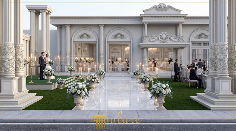 Tokat Gurme wedding hall exterior decoration