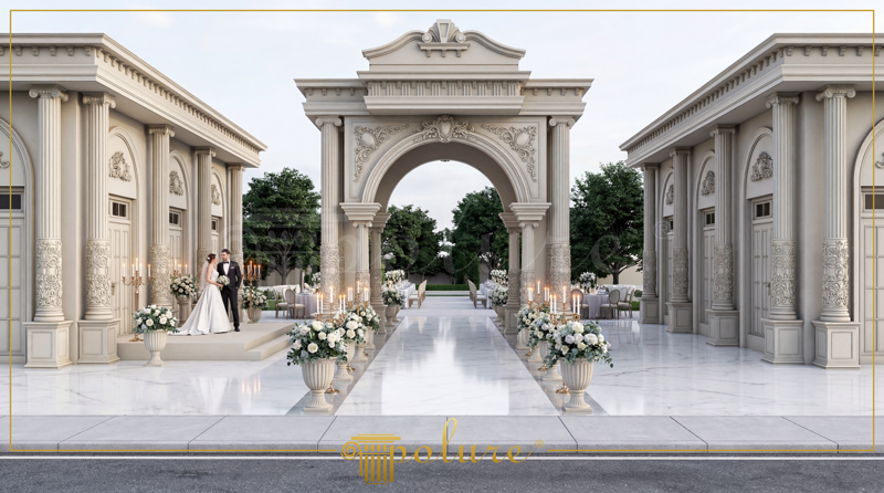 Tokat Gurme wedding hall exterior decoration